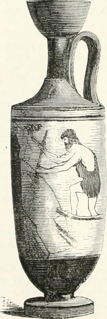 An illustration from An illustrated dictionary of words used in art and archaeology. Explaining terms frequently used in works on architecture, arms, bronzes, Christian art, colour, costume, decoration, devices, emblems, heraldry, lace, personal ornaments, pottery, painting, sculpture, &c., with their derivations, 1883, leaf 203