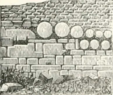 An illustration from An illustrated dictionary of words used in art and archaeology. Explaining terms frequently used in works on architecture, arms, bronzes, Christian art, colour, costume, decoration, devices, emblems, heraldry, lace, personal ornaments, pottery, painting, sculpture, &c., with their derivations, 1883, leaf 213