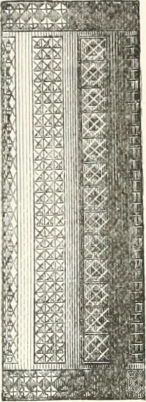 An illustration from An illustrated dictionary of words used in art and archaeology. Explaining terms frequently used in works on architecture, arms, bronzes, Christian art, colour, costume, decoration, devices, emblems, heraldry, lace, personal ornaments, pottery, painting, sculpture, &c., with their derivations, 1883, leaf 217