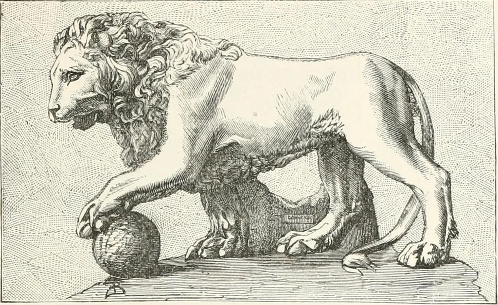 An illustration from An illustrated dictionary of words used in art and archaeology. Explaining terms frequently used in works on architecture, arms, bronzes, Christian art, colour, costume, decoration, devices, emblems, heraldry, lace, personal ornaments, pottery, painting, sculpture, &c., with their derivations, 1883, leaf 218