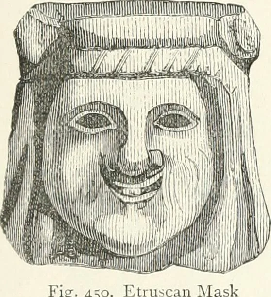 An illustration from An illustrated dictionary of words used in art and archaeology. Explaining terms frequently used in works on architecture, arms, bronzes, Christian art, colour, costume, decoration, devices, emblems, heraldry, lace, personal ornaments, pottery, painting, sculpture, &c., with their derivations, 1883, leaf 218