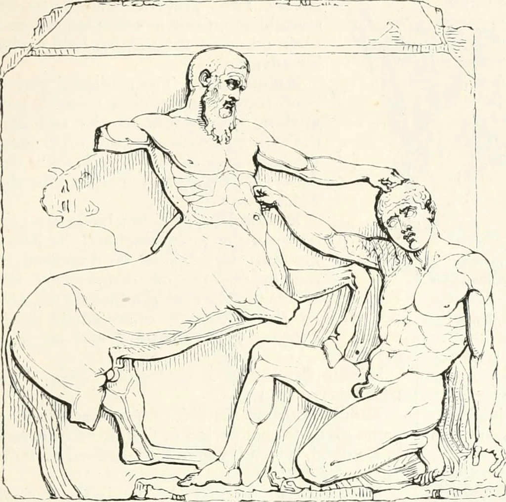 An illustration from An illustrated dictionary of words used in art and archaeology. Explaining terms frequently used in works on architecture, arms, bronzes, Christian art, colour, costume, decoration, devices, emblems, heraldry, lace, personal ornaments, pottery, painting, sculpture, &c., with their derivations, 1883, leaf 222