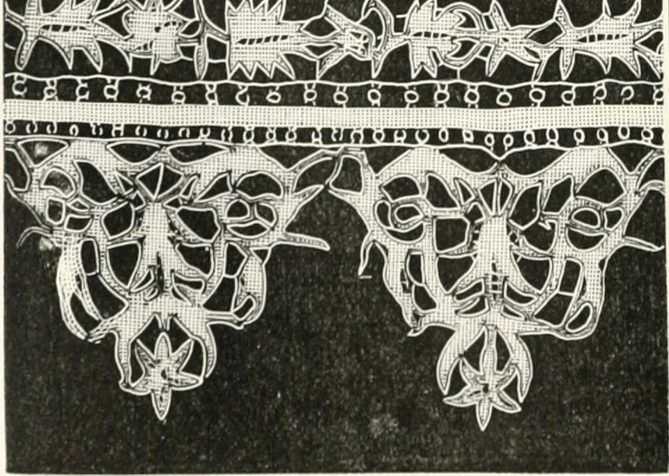 An illustration from An illustrated dictionary of words used in art and archaeology. Explaining terms frequently used in works on architecture, arms, bronzes, Christian art, colour, costume, decoration, devices, emblems, heraldry, lace, personal ornaments, pottery, painting, sculpture, &c., with their derivations, 1883, leaf 223