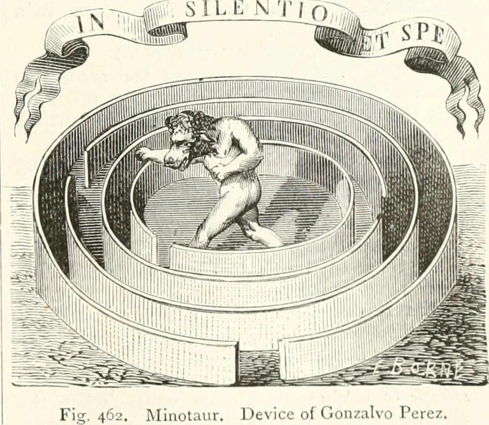 An illustration from An illustrated dictionary of words used in art and archaeology. Explaining terms frequently used in works on architecture, arms, bronzes, Christian art, colour, costume, decoration, devices, emblems, heraldry, lace, personal ornaments, pottery, painting, sculpture, &c., with their derivations, 1883, leaf 224