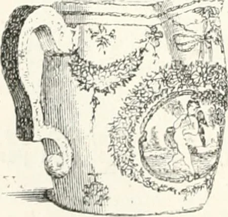An illustration from An illustrated dictionary of words used in art and archaeology. Explaining terms frequently used in works on architecture, arms, bronzes, Christian art, colour, costume, decoration, devices, emblems, heraldry, lace, personal ornaments, pottery, painting, sculpture, &c., with their derivations, 1883, leaf 229