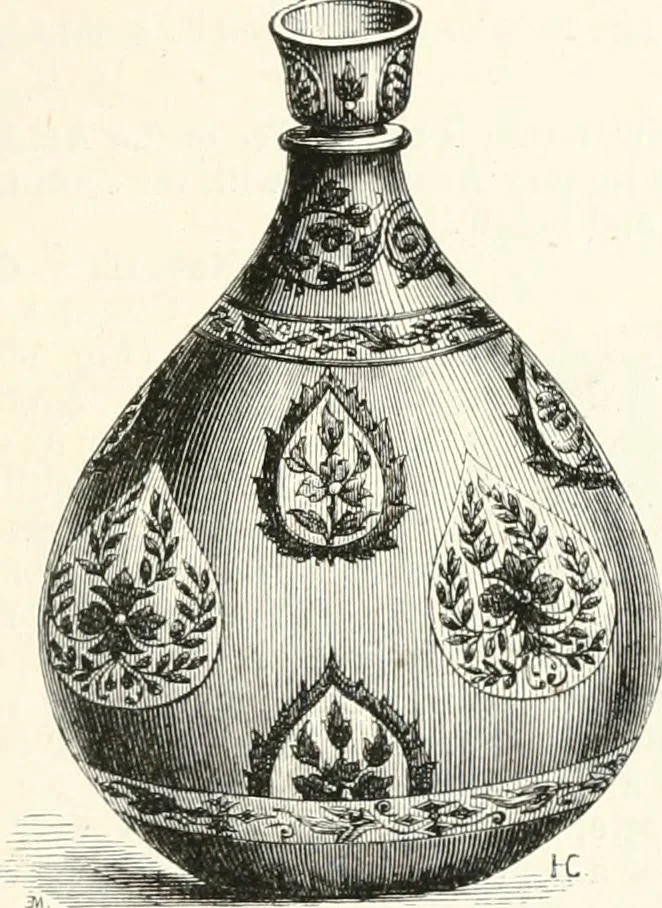An illustration from An illustrated dictionary of words used in art and archaeology. Explaining terms frequently used in works on architecture, arms, bronzes, Christian art, colour, costume, decoration, devices, emblems, heraldry, lace, personal ornaments, pottery, painting, sculpture, &c., with their derivations, 1883, leaf 232