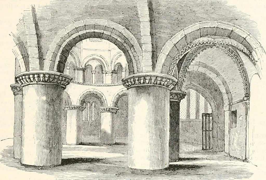 An illustration from An illustrated dictionary of words used in art and archaeology. Explaining terms frequently used in works on architecture, arms, bronzes, Christian art, colour, costume, decoration, devices, emblems, heraldry, lace, personal ornaments, pottery, painting, sculpture, &c., with their derivations, 1883, leaf 238