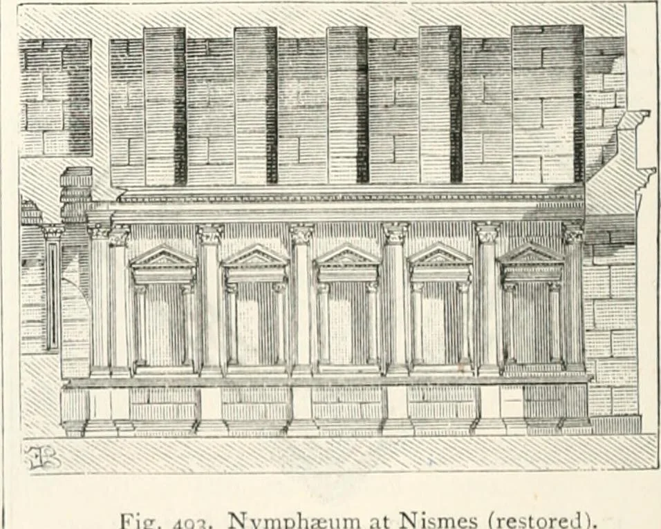 An illustration from An illustrated dictionary of words used in art and archaeology. Explaining terms frequently used in works on architecture, arms, bronzes, Christian art, colour, costume, decoration, devices, emblems, heraldry, lace, personal ornaments, pottery, painting, sculpture, &c., with their derivations, 1883, leaf 239