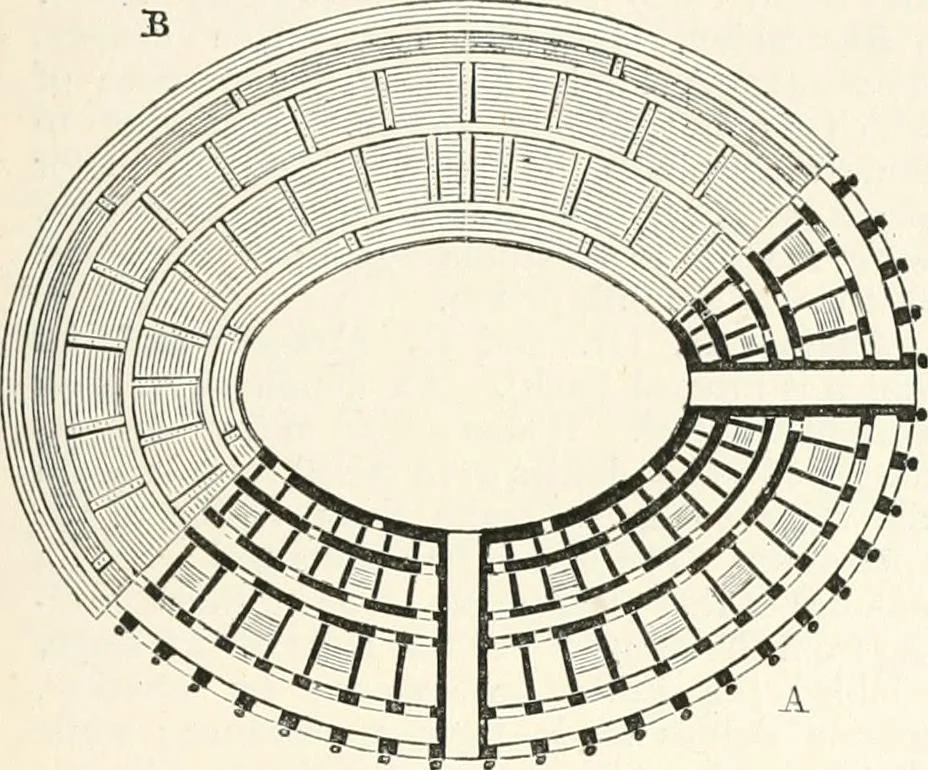 An illustration from An illustrated dictionary of words used in art and archaeology. Explaining terms frequently used in works on architecture, arms, bronzes, Christian art, colour, costume, decoration, devices, emblems, heraldry, lace, personal ornaments, pottery, painting, sculpture, &c., with their derivations, 1883, leaf 24