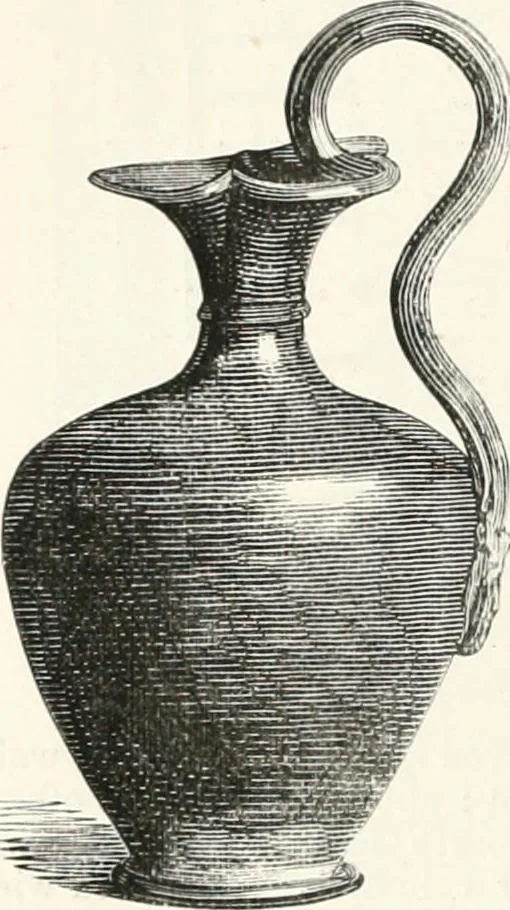 An illustration from An illustrated dictionary of words used in art and archaeology. Explaining terms frequently used in works on architecture, arms, bronzes, Christian art, colour, costume, decoration, devices, emblems, heraldry, lace, personal ornaments, pottery, painting, sculpture, &c., with their derivations, 1883, leaf 243