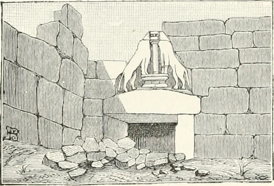 An illustration from An illustrated dictionary of words used in art and archaeology. Explaining terms frequently used in works on architecture, arms, bronzes, Christian art, colour, costume, decoration, devices, emblems, heraldry, lace, personal ornaments, pottery, painting, sculpture, &c., with their derivations, 1883, leaf 247