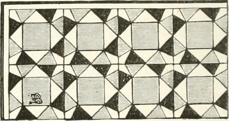 An illustration from An illustrated dictionary of words used in art and archaeology. Explaining terms frequently used in works on architecture, arms, bronzes, Christian art, colour, costume, decoration, devices, emblems, heraldry, lace, personal ornaments, pottery, painting, sculpture, &c., with their derivations, 1883, leaf 257