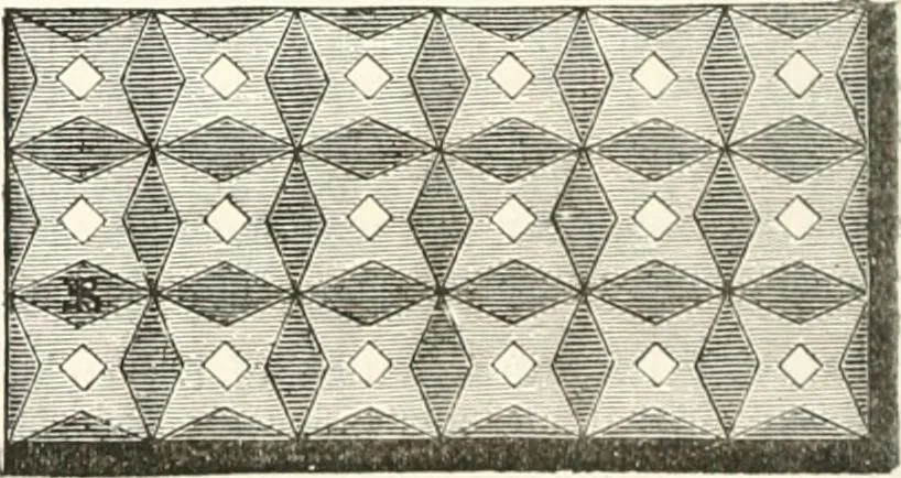 An illustration from An illustrated dictionary of words used in art and archaeology. Explaining terms frequently used in works on architecture, arms, bronzes, Christian art, colour, costume, decoration, devices, emblems, heraldry, lace, personal ornaments, pottery, painting, sculpture, &c., with their derivations, 1883, leaf 257
