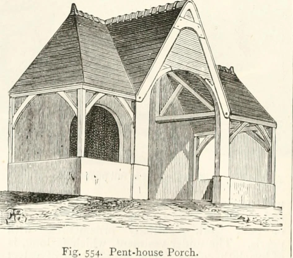 An illustration from An illustrated dictionary of words used in art and archaeology. Explaining terms frequently used in works on architecture, arms, bronzes, Christian art, colour, costume, decoration, devices, emblems, heraldry, lace, personal ornaments, pottery, painting, sculpture, &c., with their derivations, 1883, leaf 273