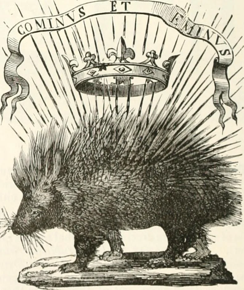 An illustration from An illustrated dictionary of words used in art and archaeology. Explaining terms frequently used in works on architecture, arms, bronzes, Christian art, colour, costume, decoration, devices, emblems, heraldry, lace, personal ornaments, pottery, painting, sculpture, &c., with their derivations, 1883, leaf 273