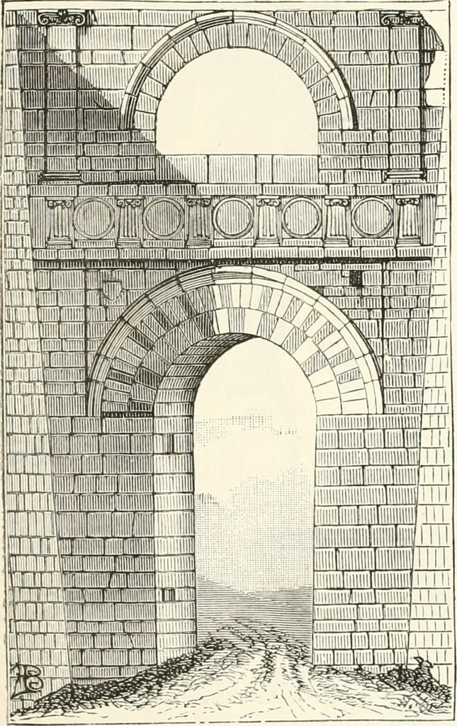 An illustration from An illustrated dictionary of words used in art and archaeology. Explaining terms frequently used in works on architecture, arms, bronzes, Christian art, colour, costume, decoration, devices, emblems, heraldry, lace, personal ornaments, pottery, painting, sculpture, &c., with their derivations, 1883, leaf 274
