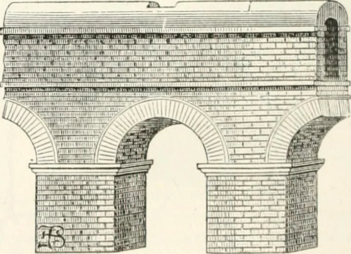 An illustration from An illustrated dictionary of words used in art and archaeology. Explaining terms frequently used in works on architecture, arms, bronzes, Christian art, colour, costume, decoration, devices, emblems, heraldry, lace, personal ornaments, pottery, painting, sculpture, &c., with their derivations, 1883, leaf 279