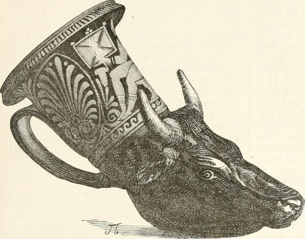 An illustration from An illustrated dictionary of words used in art and archaeology. Explaining terms frequently used in works on architecture, arms, bronzes, Christian art, colour, costume, decoration, devices, emblems, heraldry, lace, personal ornaments, pottery, painting, sculpture, &c., with their derivations, 1883, leaf 290