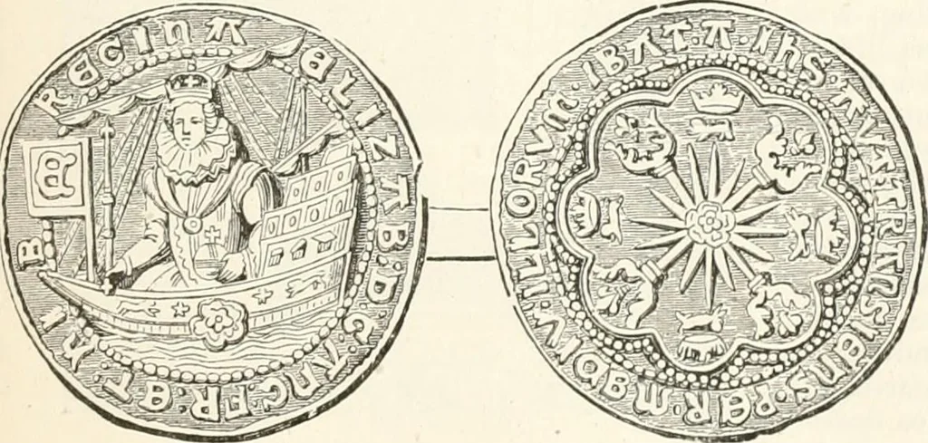 An illustration from An illustrated dictionary of words used in art and archaeology. Explaining terms frequently used in works on architecture, arms, bronzes, Christian art, colour, costume, decoration, devices, emblems, heraldry, lace, personal ornaments, pottery, painting, sculpture, &c., with their derivations, 1883, leaf 290