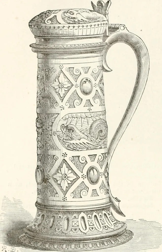 An illustration from An illustrated dictionary of words used in art and archaeology. Explaining terms frequently used in works on architecture, arms, bronzes, Christian art, colour, costume, decoration, devices, emblems, heraldry, lace, personal ornaments, pottery, painting, sculpture, &c., with their derivations, 1883, leaf 309