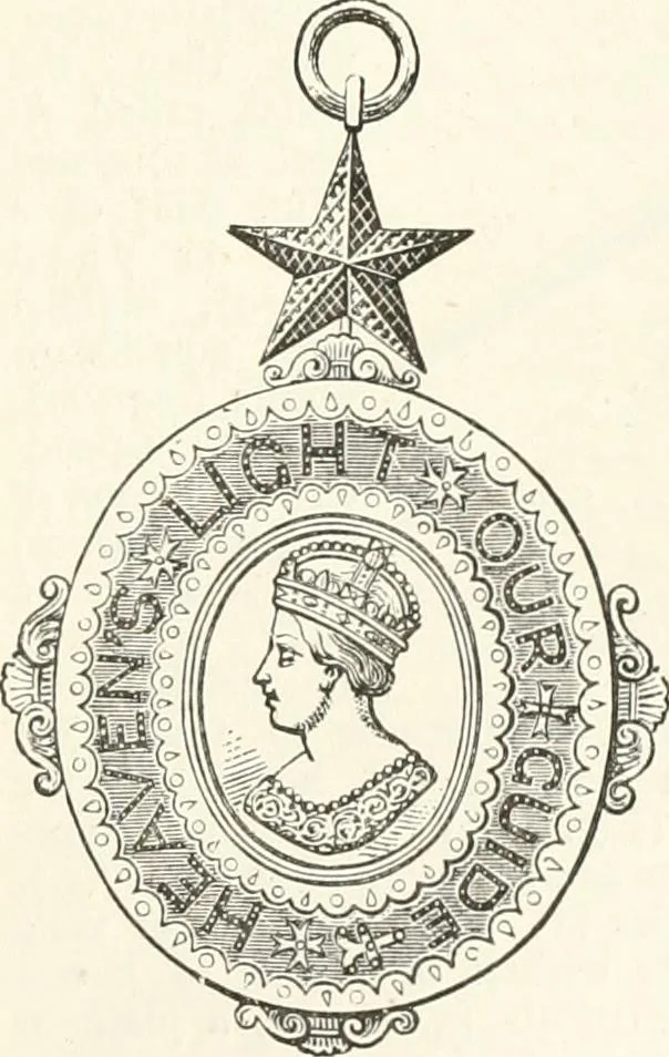 An illustration from An illustrated dictionary of words used in art and archaeology. Explaining terms frequently used in works on architecture, arms, bronzes, Christian art, colour, costume, decoration, devices, emblems, heraldry, lace, personal ornaments, pottery, painting, sculpture, &c., with their derivations, 1883, leaf 314