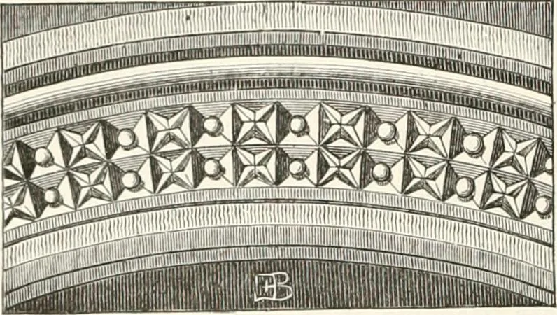 An illustration from An illustrated dictionary of words used in art and archaeology. Explaining terms frequently used in works on architecture, arms, bronzes, Christian art, colour, costume, decoration, devices, emblems, heraldry, lace, personal ornaments, pottery, painting, sculpture, &c., with their derivations, 1883, leaf 315