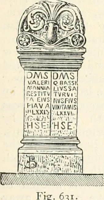 An illustration from An illustrated dictionary of words used in art and archaeology. Explaining terms frequently used in works on architecture, arms, bronzes, Christian art, colour, costume, decoration, devices, emblems, heraldry, lace, personal ornaments, pottery, painting, sculpture, &c., with their derivations, 1883, leaf 316