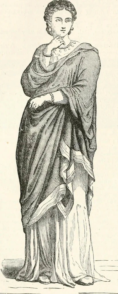 An illustration from An illustrated dictionary of words used in art and archaeology. Explaining terms frequently used in works on architecture, arms, bronzes, Christian art, colour, costume, decoration, devices, emblems, heraldry, lace, personal ornaments, pottery, painting, sculpture, &c., with their derivations, 1883, leaf 317