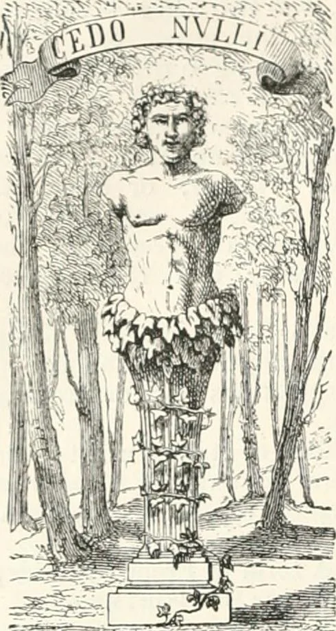 An illustration from An illustrated dictionary of words used in art and archaeology. Explaining terms frequently used in works on architecture, arms, bronzes, Christian art, colour, costume, decoration, devices, emblems, heraldry, lace, personal ornaments, pottery, painting, sculpture, &c., with their derivations, 1883, leaf 327