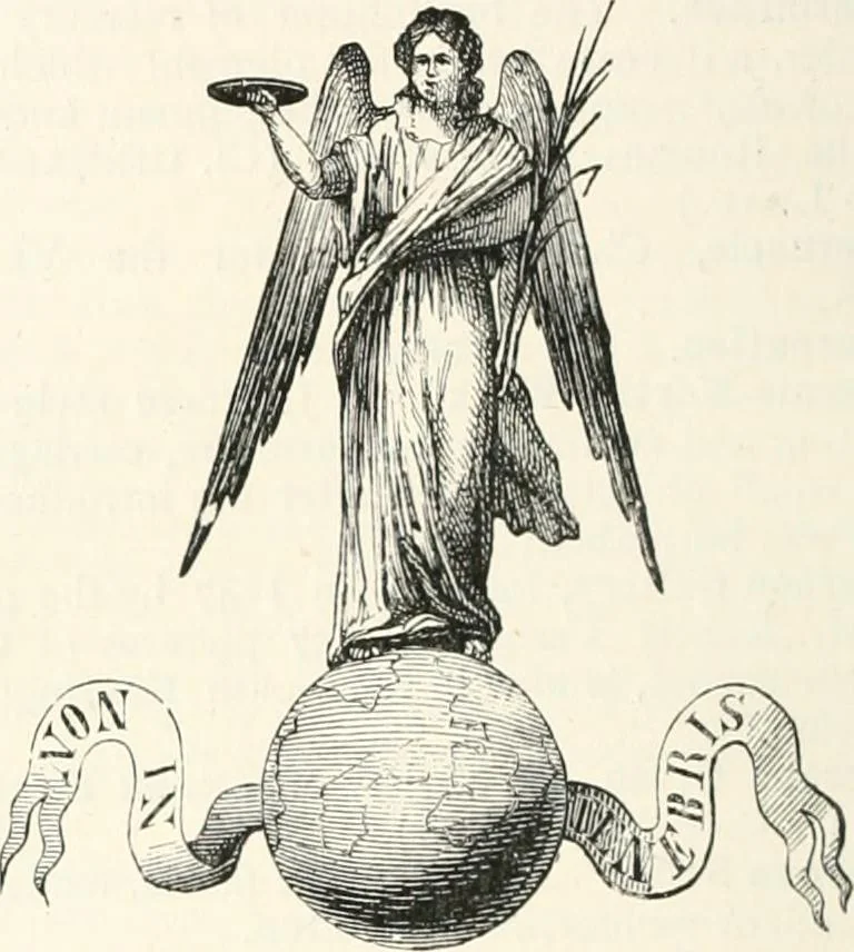 An illustration from An illustrated dictionary of words used in art and archaeology. Explaining terms frequently used in works on architecture, arms, bronzes, Christian art, colour, costume, decoration, devices, emblems, heraldry, lace, personal ornaments, pottery, painting, sculpture, &c., with their derivations, 1883, leaf 349