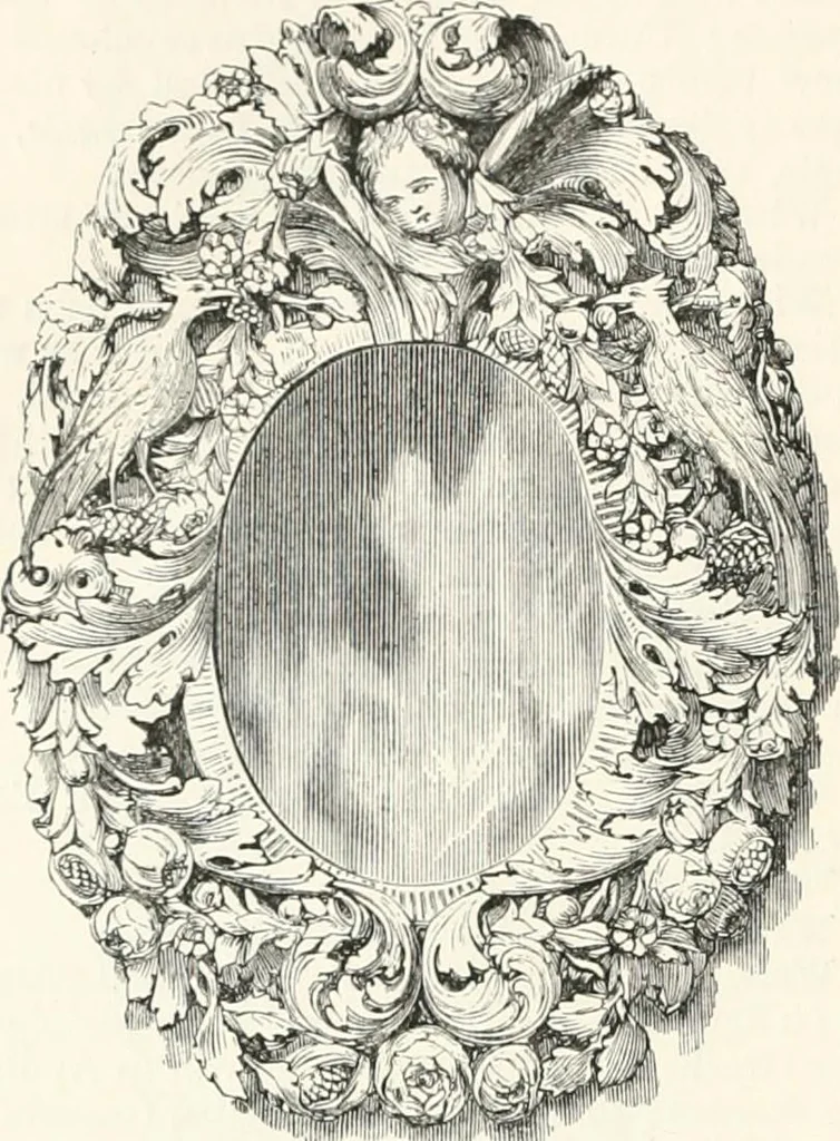 An illustration from An illustrated dictionary of words used in art and archaeology. Explaining terms frequently used in works on architecture, arms, bronzes, Christian art, colour, costume, decoration, devices, emblems, heraldry, lace, personal ornaments, pottery, painting, sculpture, &c., with their derivations, 1883, leaf 357