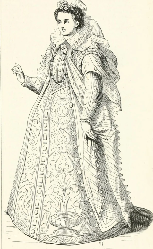 An illustration from An illustrated dictionary of words used in art and archaeology. Explaining terms frequently used in works on architecture, arms, bronzes, Christian art, colour, costume, decoration, devices, emblems, heraldry, lace, personal ornaments, pottery, painting, sculpture, &c., with their derivations, 1883, leaf 360