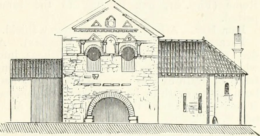 An illustration from An illustrated dictionary of words used in art and archaeology. Explaining terms frequently used in works on architecture, arms, bronzes, Christian art, colour, costume, decoration, devices, emblems, heraldry, lace, personal ornaments, pottery, painting, sculpture, &c., with their derivations, 1883, leaf 44
