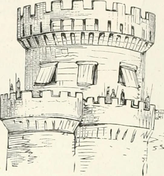 An illustration from An illustrated dictionary of words used in art and archaeology. Explaining terms frequently used in works on architecture, arms, bronzes, Christian art, colour, costume, decoration, devices, emblems, heraldry, lace, personal ornaments, pottery, painting, sculpture, &c., with their derivations, 1883, leaf 45
