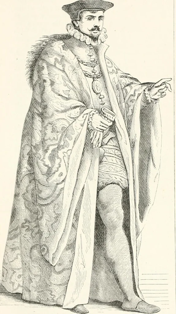 An illustration from An illustrated dictionary of words used in art and archaeology. Explaining terms frequently used in works on architecture, arms, bronzes, Christian art, colour, costume, decoration, devices, emblems, heraldry, lace, personal ornaments, pottery, painting, sculpture, &c., with their derivations, 1883, leaf 53