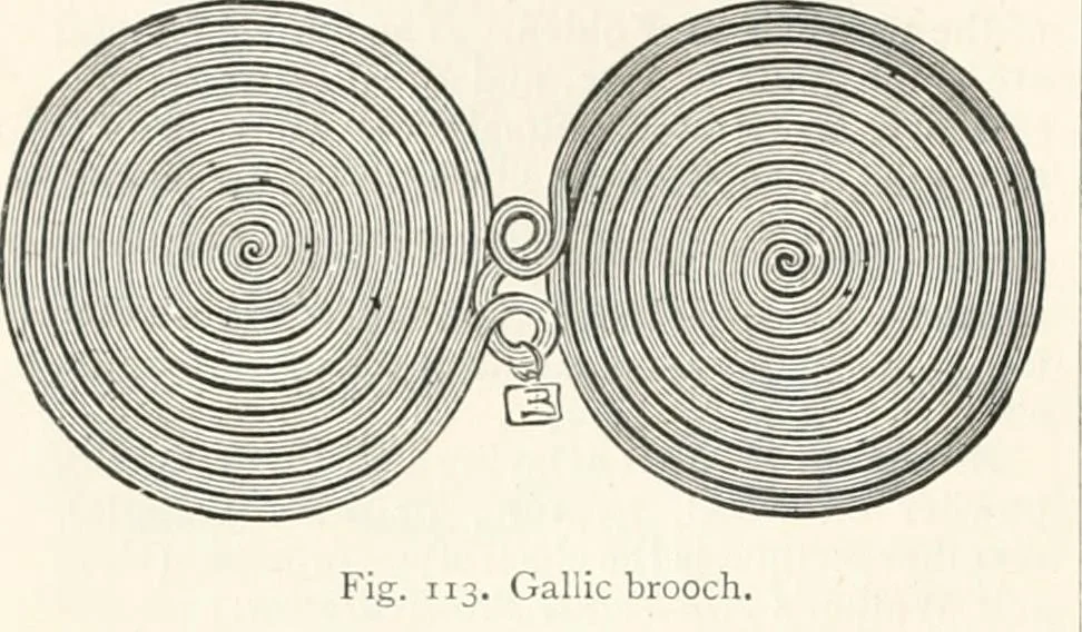 An illustration from An illustrated dictionary of words used in art and archaeology. Explaining terms frequently used in works on architecture, arms, bronzes, Christian art, colour, costume, decoration, devices, emblems, heraldry, lace, personal ornaments, pottery, painting, sculpture, &c., with their derivations, 1883, leaf 59