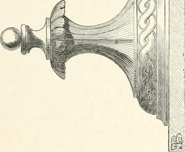 An illustration from An illustrated dictionary of words used in art and archaeology. Explaining terms frequently used in works on architecture, arms, bronzes, Christian art, colour, costume, decoration, devices, emblems, heraldry, lace, personal ornaments, pottery, painting, sculpture, &c., with their derivations, 1883, leaf 60