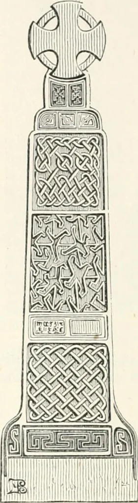 An illustration from An illustrated dictionary of words used in art and archaeology. Explaining terms frequently used in works on architecture, arms, bronzes, Christian art, colour, costume, decoration, devices, emblems, heraldry, lace, personal ornaments, pottery, painting, sculpture, &c., with their derivations, 1883, leaf 61
