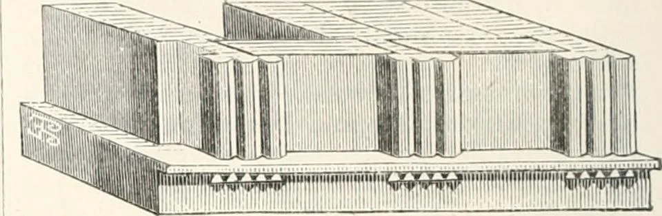 An illustration from An illustrated dictionary of words used in art and archaeology. Explaining terms frequently used in works on architecture, arms, bronzes, Christian art, colour, costume, decoration, devices, emblems, heraldry, lace, personal ornaments, pottery, painting, sculpture, &c., with their derivations, 1883, leaf 65