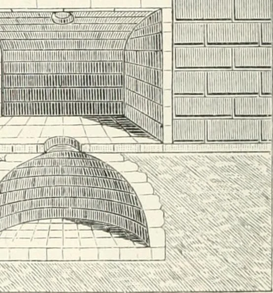 An illustration from An illustrated dictionary of words used in art and archaeology. Explaining terms frequently used in works on architecture, arms, bronzes, Christian art, colour, costume, decoration, devices, emblems, heraldry, lace, personal ornaments, pottery, painting, sculpture, &c., with their derivations, 1883, leaf 69