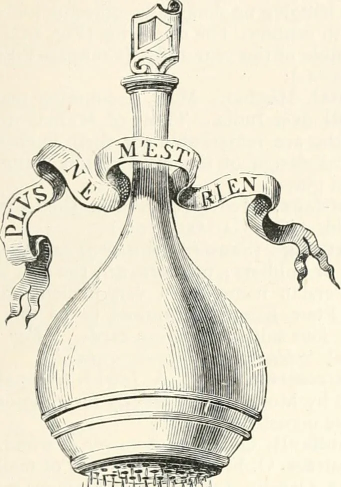 An illustration from An illustrated dictionary of words used in art and archaeology. Explaining terms frequently used in works on architecture, arms, bronzes, Christian art, colour, costume, decoration, devices, emblems, heraldry, lace, personal ornaments, pottery, painting, sculpture, &c., with their derivations, 1883, leaf 78