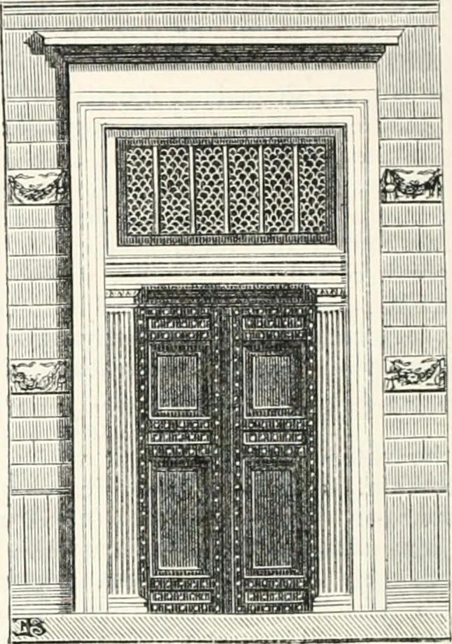 An illustration from An illustrated dictionary of words used in art and archaeology. Explaining terms frequently used in works on architecture, arms, bronzes, Christian art, colour, costume, decoration, devices, emblems, heraldry, lace, personal ornaments, pottery, painting, sculpture, &c., with their derivations, 1883, leaf 87