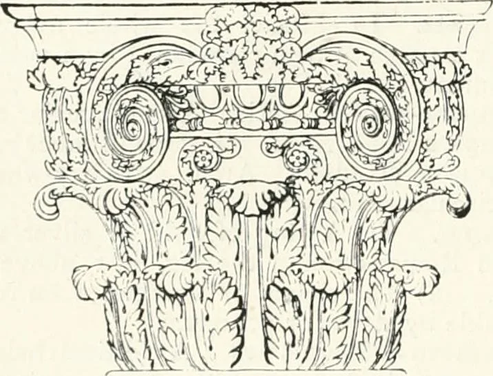 An illustration from An illustrated dictionary of words used in art and archaeology. Explaining terms frequently used in works on architecture, arms, bronzes, Christian art, colour, costume, decoration, devices, emblems, heraldry, lace, personal ornaments, pottery, painting, sculpture, &c., with their derivations, 1883, leaf 97