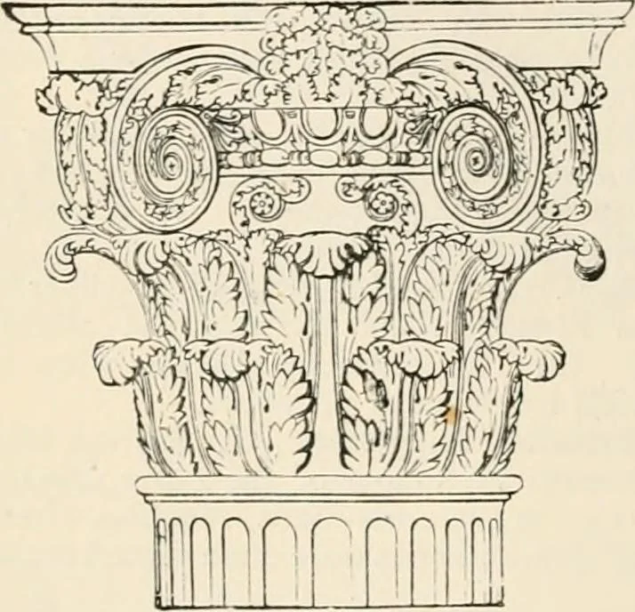 An illustration from An illustrated dictionary of words used in art and archaeology. Explaining terms frequently used in works on architecture, arms, bronzes, Christian art, colour, costume, decoration, devices, emblems, heraldry, lace, personal ornaments, pottery, painting, sculpture, &c, with their derivations, 1883, leaf 103