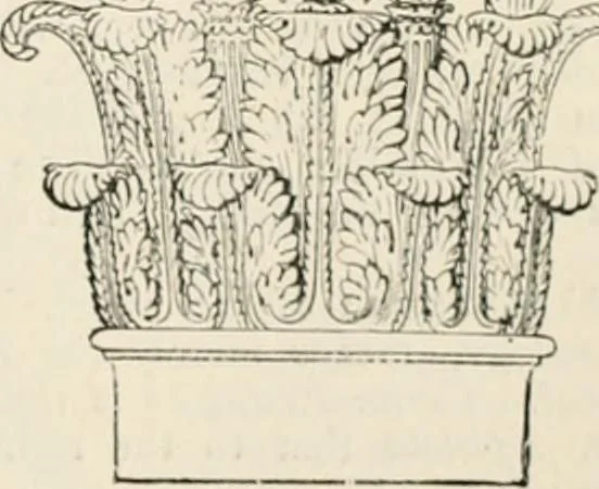 An illustration from An illustrated dictionary of words used in art and archaeology. Explaining terms frequently used in works on architecture, arms, bronzes, Christian art, colour, costume, decoration, devices, emblems, heraldry, lace, personal ornaments, pottery, painting, sculpture, &c, with their derivations, 1883, leaf 106