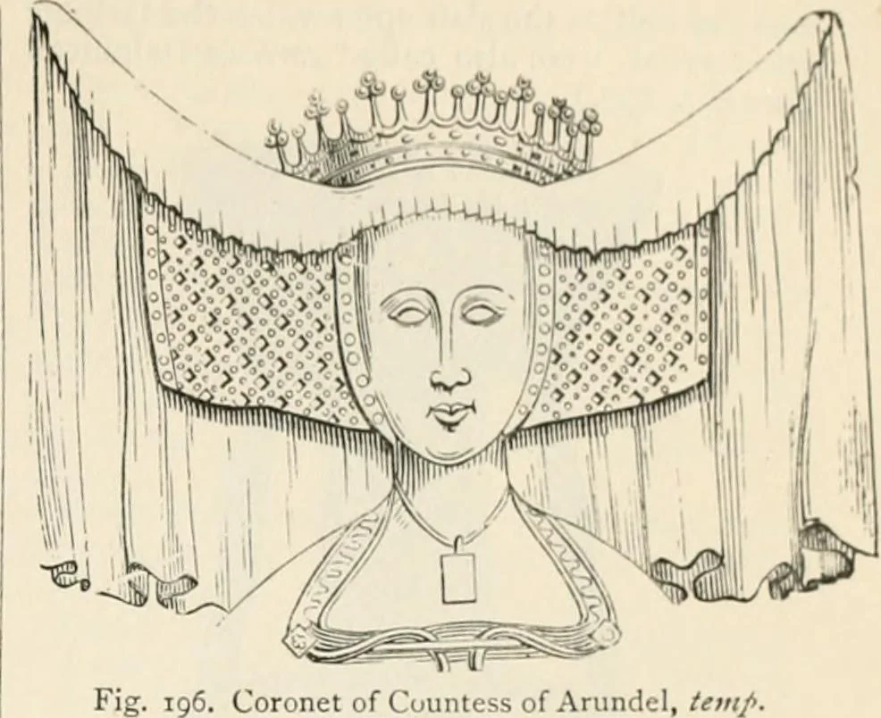 An illustration from An illustrated dictionary of words used in art and archaeology. Explaining terms frequently used in works on architecture, arms, bronzes, Christian art, colour, costume, decoration, devices, emblems, heraldry, lace, personal ornaments, pottery, painting, sculpture, &c, with their derivations, 1883, leaf 108
