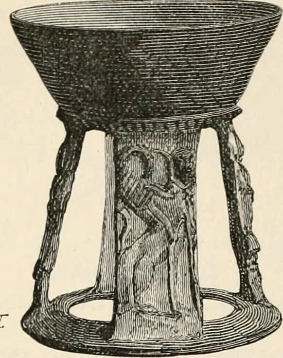 An illustration from An illustrated dictionary of words used in art and archaeology. Explaining terms frequently used in works on architecture, arms, bronzes, Christian art, colour, costume, decoration, devices, emblems, heraldry, lace, personal ornaments, pottery, painting, sculpture, &c, with their derivations, 1883, leaf 109