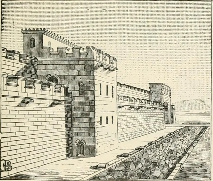 An illustration from An illustrated dictionary of words used in art and archaeology. Explaining terms frequently used in works on architecture, arms, bronzes, Christian art, colour, costume, decoration, devices, emblems, heraldry, lace, personal ornaments, pottery, painting, sculpture, &c, with their derivations, 1883, leaf 112