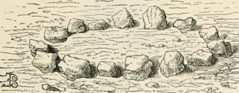 An illustration from An illustrated dictionary of words used in art and archaeology. Explaining terms frequently used in works on architecture, arms, bronzes, Christian art, colour, costume, decoration, devices, emblems, heraldry, lace, personal ornaments, pottery, painting, sculpture, &c, with their derivations, 1883, leaf 114