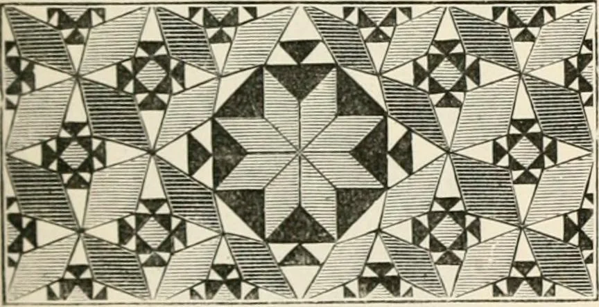 An illustration from An illustrated dictionary of words used in art and archaeology. Explaining terms frequently used in works on architecture, arms, bronzes, Christian art, colour, costume, decoration, devices, emblems, heraldry, lace, personal ornaments, pottery, painting, sculpture, &c, with their derivations, 1883, leaf 12